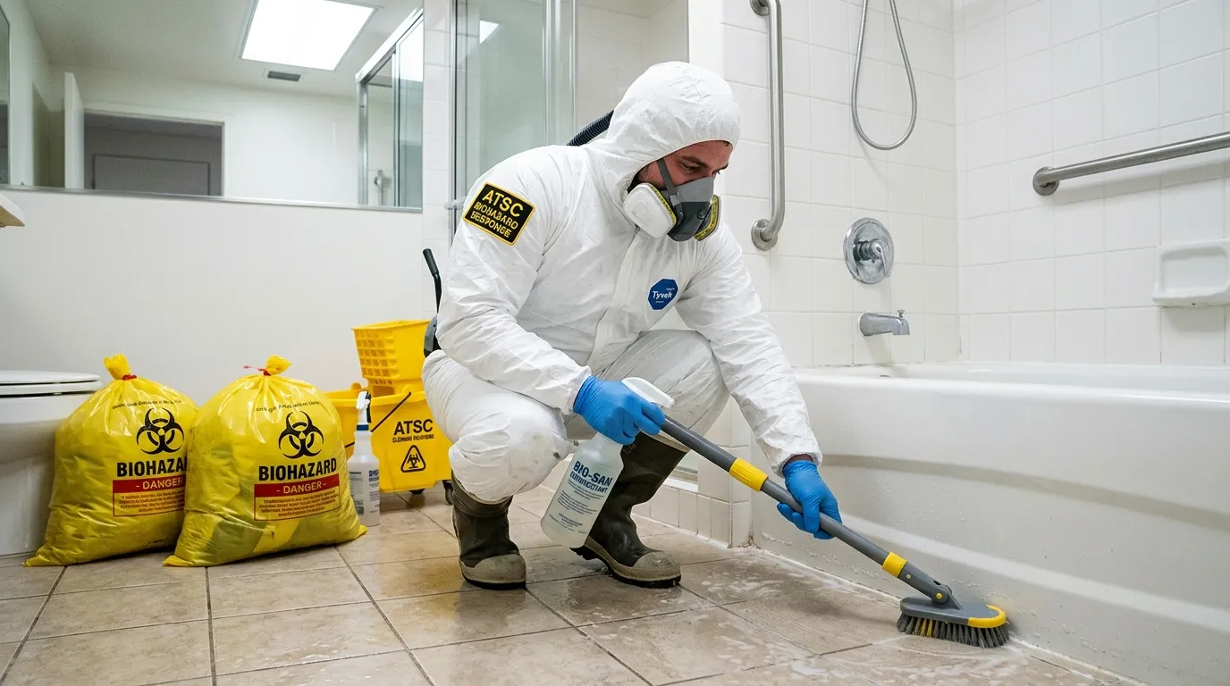 Decontamination equipment deployed for Blood Cleanup in Croydon